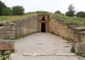 Treasury of Atreus, the Famous Beehive Tomb at Mycenae Archaeological Site, Peloponnese Peninsula