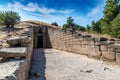Treasury of Atreus in Mycenae, Greece Royalty Free Stock Photo