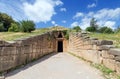 Treasury of Atreus, Mycenae, Greece Royalty Free Stock Photo