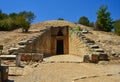 The Treasury of Atreus or Tomb of Agamemnon at the Ancient Mycenae, Greece Royalty Free Stock Photo