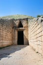 Treasury of Atreus Tomb of Agamemnon Mycenae Greece Royalty Free Stock Photo