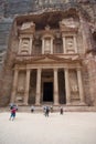 The Treasury building or Al Khazneh at Petra, Jordan