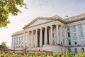 Treasury Building in Washington, D.C., USA.