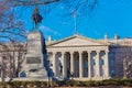 Treasury Department building in Washington DC USA