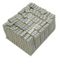 Treasury. Huge bundle of US dollars