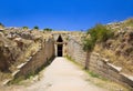 Treasury in Mycenae town, Greece Royalty Free Stock Photo