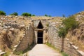 Treasury in Mycenae town, Greece Royalty Free Stock Photo