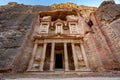 Al-Khazneh The Treasury is one of the most elaborate temples in Petra, Jordan