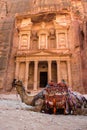 The Treasury. Petra, Jordan Royalty Free Stock Photo