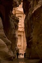 The Treasury seen through the Siq