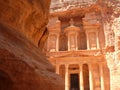 Treasury, Siq, Petra, Jordan Royalty Free Stock Photo