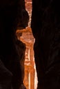 Treasury, typical view - Petra, Jordan Royalty Free Stock Photo
