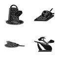 Treat, appliance, tool and other web icon in bleack style.cook, housewife, hands icons in set collection.