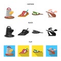 Treat, appliance, tool and other web icon in cartoon,black,flat style.cook, housewife, hands icons in set collection.