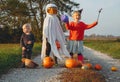 Treat or trick! Halloween Kids Holidays Concept Royalty Free Stock Photo