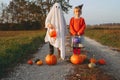 Treat or trick! Halloween Kids Holidays Concept Royalty Free Stock Photo