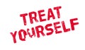 Treat Yourself rubber stamp