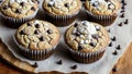 Treat Yourself to the Tempting Banana Muffin Tops.AI Generated