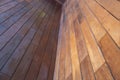 Treated thermo ash decking horizontal floor and vertical cladding, thermally modified wooden texture