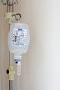 Treatment in the hospital with an IV. Recovery of patients using a saline drip