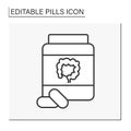 Treatment line icon