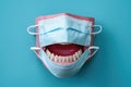 Treatment mouth health hygiene dentist dental clinic care medicine dentistry tooth Royalty Free Stock Photo