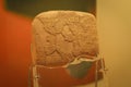 Treaty of Kadesh in Istanbul Archaeology Museum, Turkey Royalty Free Stock Photo