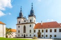 View at the Basilica of St.Procopius in Trebic - Moravia ,Czech republic Royalty Free Stock Photo