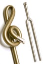 Treble clef Royalty Free Stock Photo