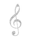 Treble clef