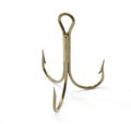 Treble Fishing Hook Royalty Free Stock Photo