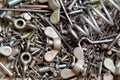 Metal fasteners Royalty Free Stock Photo