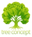 Tree Abstract Stylised Concept Design Icon