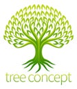 Tree Abstract Stylised Concept Design Icon