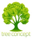 Tree Abstract Stylised Concept Design Icon