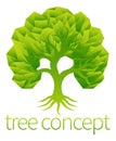 Tree Abstract Stylised Concept Design Icon