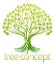 Tree Abstract Stylised Concept Design Icon