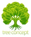 Tree Abstract Stylised Concept Design Icon