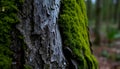 Tree bark texture, natural wood surface detail, Stock Photo, Generative AI