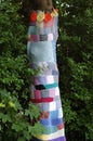 Tree Bestwood Womens InstituteGates Yarn Bombing