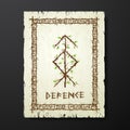 Tree branch defence bind rune