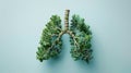 The Lungs Tree Concept.AI generated image Royalty Free Stock Photo