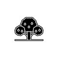 Tree, breadfruit icon. Simple glyph, flat vector of tree icons for ui and ux, website or mobile application
