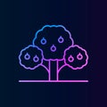 Tree, breadfruit nolan icon. Simple thin line, outline vector of treeicons for ui and ux, website or mobile application