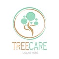 Tree care logotype Stock Vector