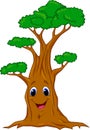 Tree cartoon character Royalty Free Stock Photo