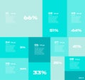 Tree chart steps infographics - can illustrate a strategy, workflow or team work, vector flat color, business template