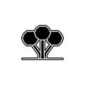 Tree, cinnamon icon. Simple glyph, flat vector of tree icons for ui and ux, website or mobile application Royalty Free Stock Photo
