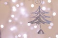 Tree decoration with lights background