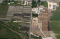 Tree farm and cattle feedlot